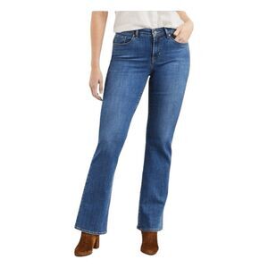 Levi's 315 Booty Shaping Bootcut Jeans Blue Dark Wash High Rise Stretch 31